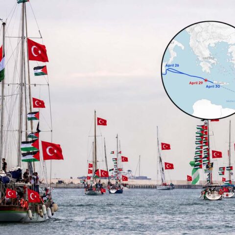 20 Turks arrested by Israeli commandos west of Crete